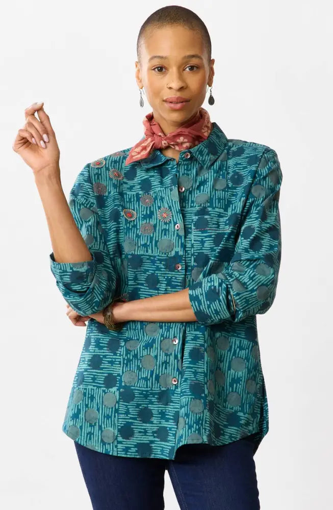Batik Print Cotton Bandana