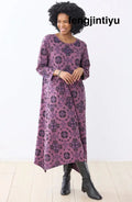 Jasmita Organic Cotton Jersey Maxi Dress - Plum - Plum / PS (6-8)