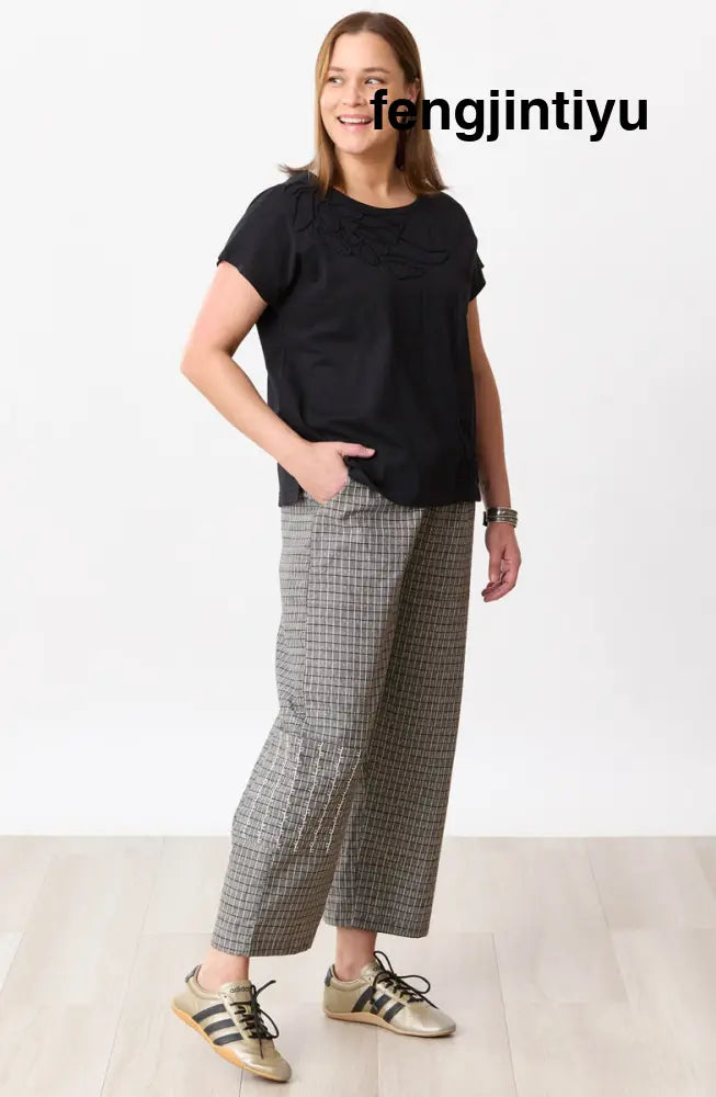 Kesari Pull-On Cargo Crop Pant - Grey - Grey / S (6-8)