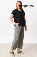 Kesari Pull-On Cargo Crop Pant - Grey - Grey / S (6-8)