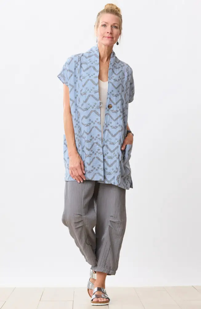 Subhi Double Gauze Tapered-Leg Pant
