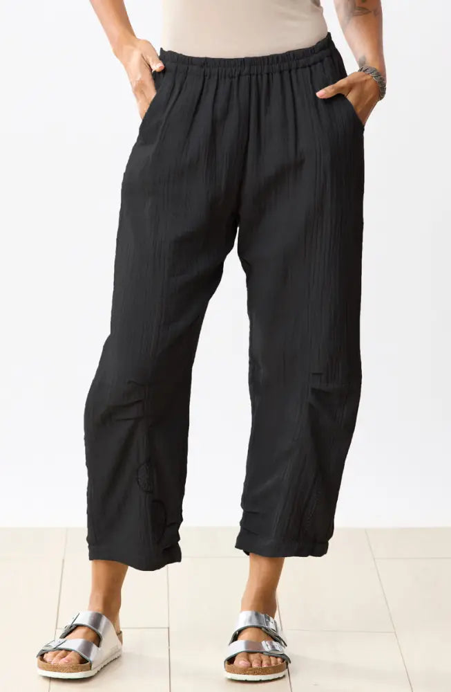 Subhi Double Gauze Tapered-Leg Pant