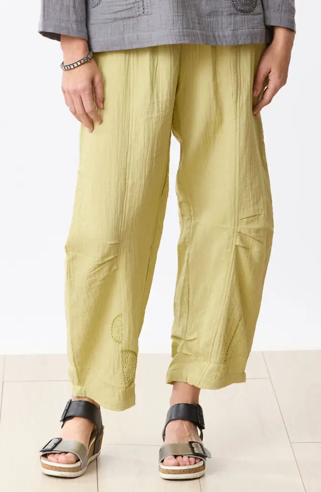 Subhi Double Gauze Tapered-Leg Pant